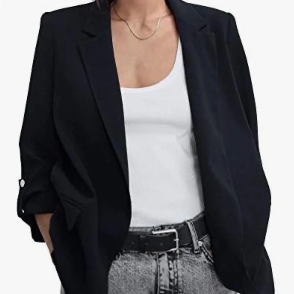 Zara Elegant Black Blazer - Picture 1 of 6